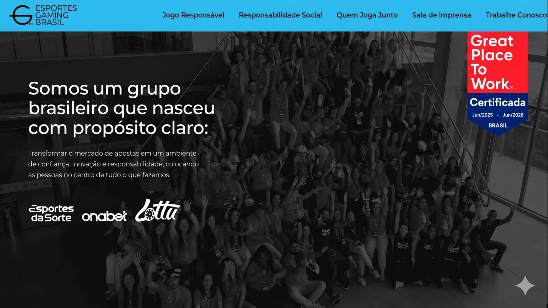 Grupo EGB lança portal institucional e consolida presença corporativa no iGaming