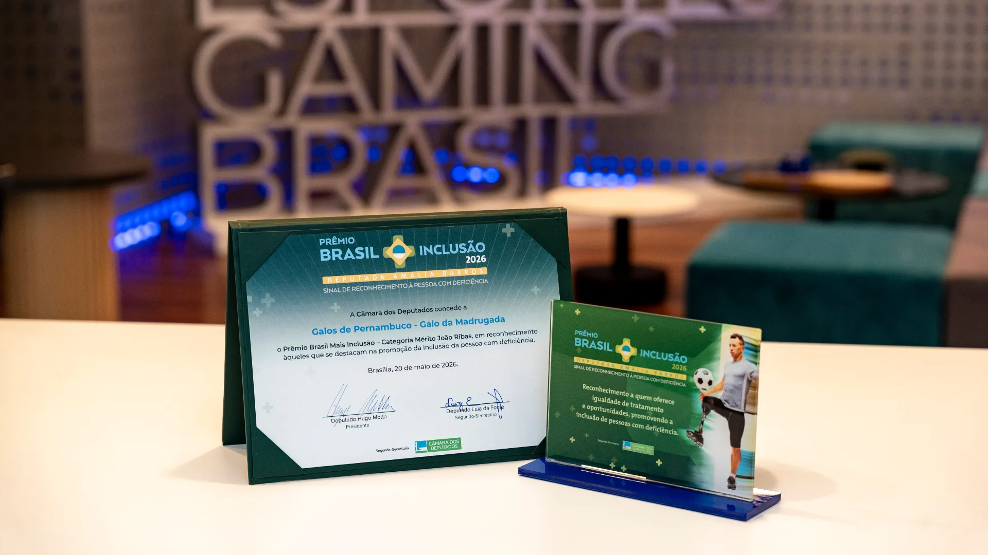 Com apoio do Esportes da Sorte, Galo da Madrugada é premiado na Câmara dos Deputados