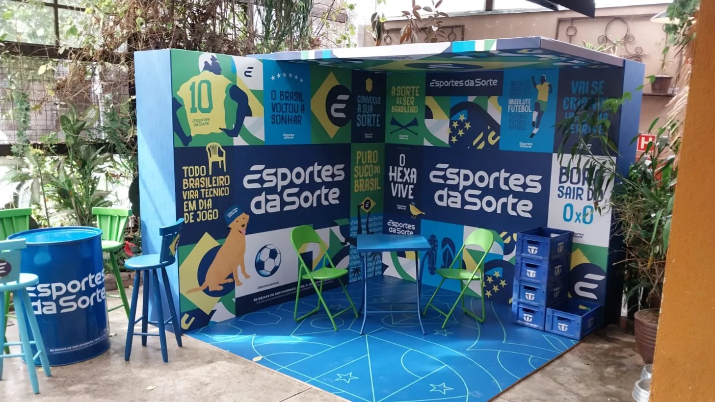 Esportes da Sorte transforma mais de 120 bares em pontos de experiência durante a Copa
