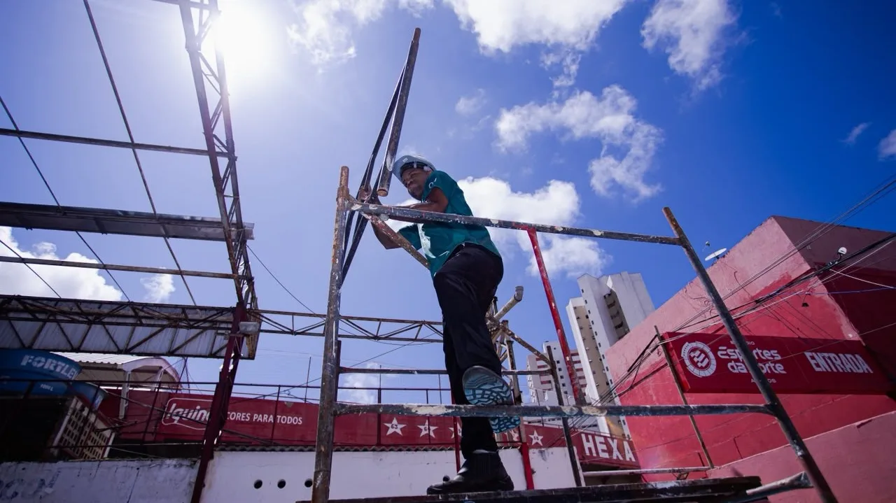 Náutico inicia obras na quadra poliesportiva dos Aflitos com aporte do Esportes da Sorte